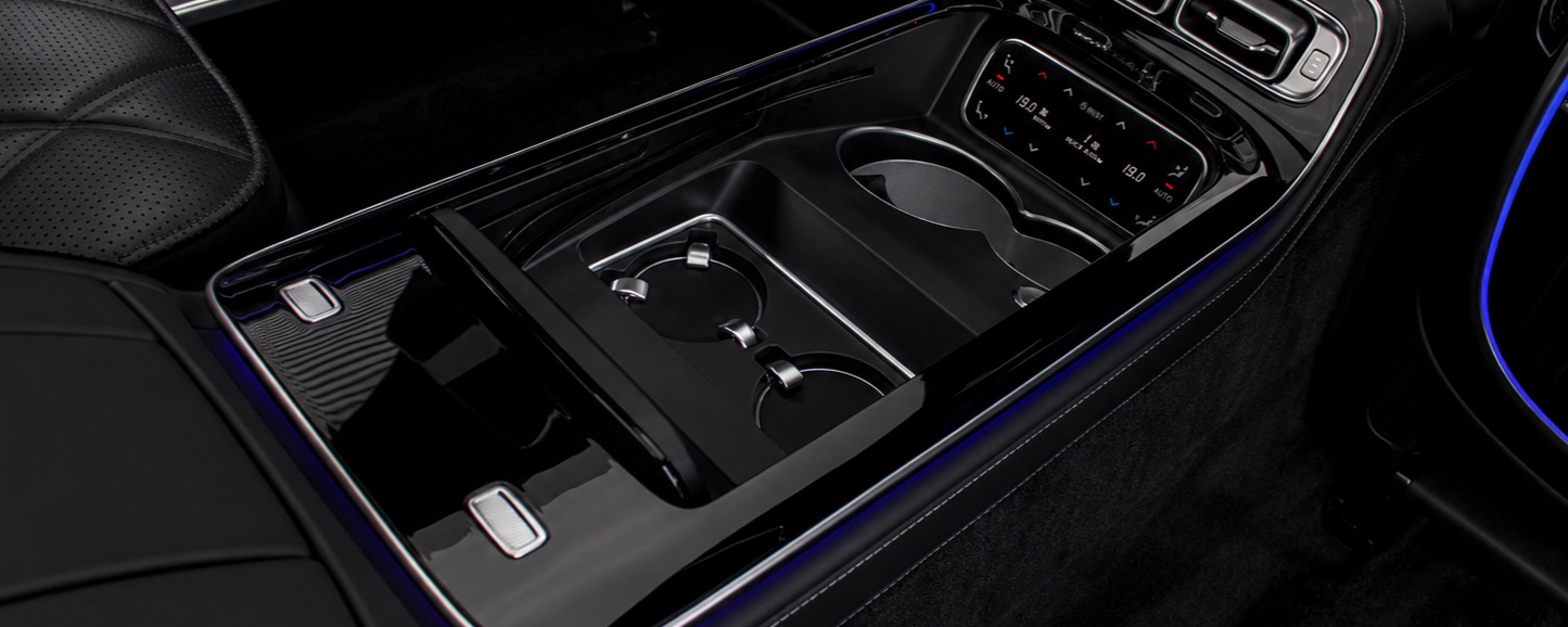 Mercedes-Maybach S-Class travelling through the Netherlands